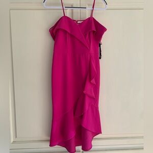Bebe Ruffle Flounce Dress